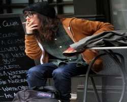 Ellen Page smoking